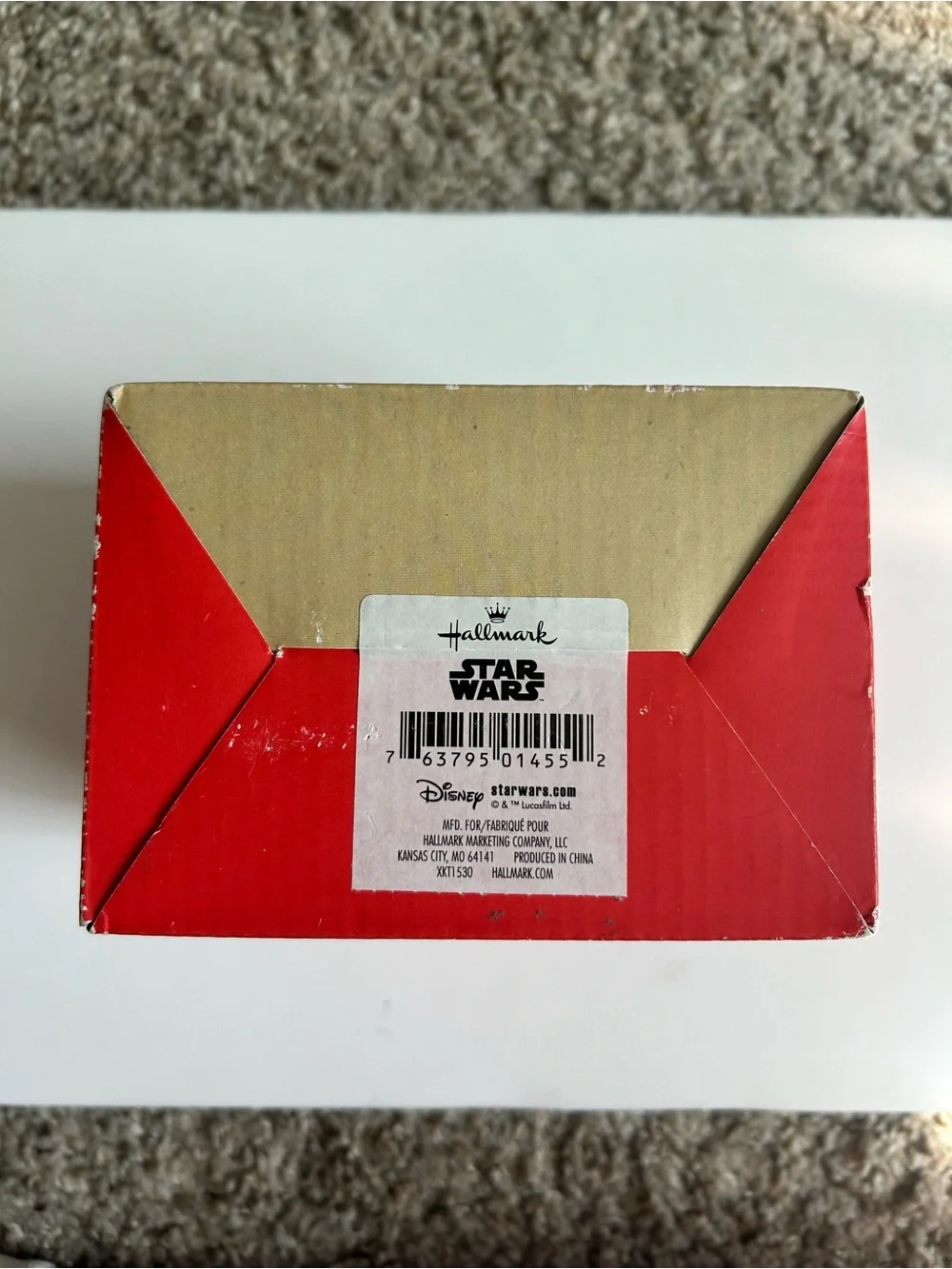 Hallmark red Stormtrooper Holiday Box salt and pepper shakers